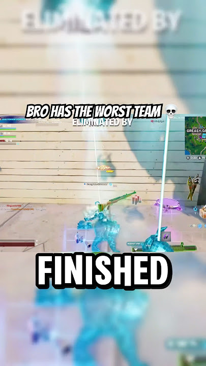 Bros teammates hate him fs 💀 #fortnite #gaming #shorts #fortniteclips