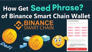 How Get Seed Phrase Backup of Binance Smart Chain Wallet | BSC Wallet | BNB screenshot 5