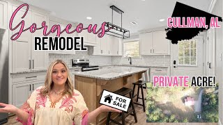 Cullman AL Home For Sale | Stunning Remodel on Private Acre Near Smith Lake 🚤