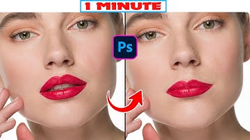 How to close open lips in photoshop 2025