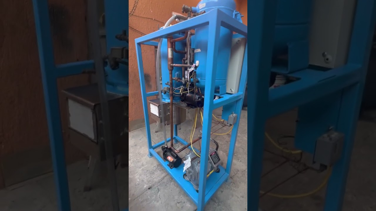 Máquina Vogt tube ice de 1 tonelada de producción 🧊🧊 c/24 hrs. (remanofacturada)