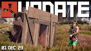 All about the new shelters and Legacy bow! | Rust Update 1st December 2023