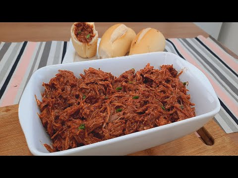 CARNE LOUCA NA PANELA DE PRESSÃO l PERFEITA PARA COLOCAR NO PÃO E LANCHAR