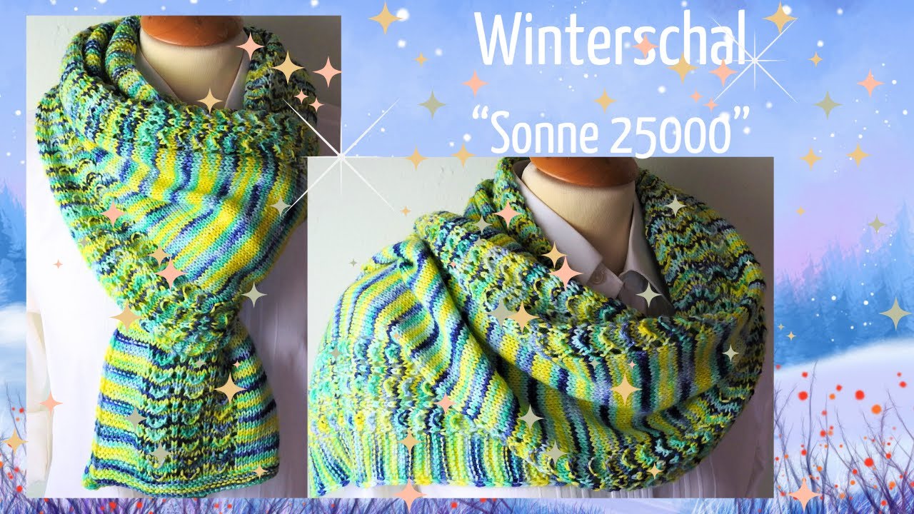 Winterschal  "Sonne 25000"  200g/800m