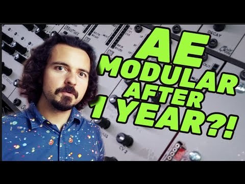AE Modular Synth: Thoughts after 1 Year (VLOG) #TTNM