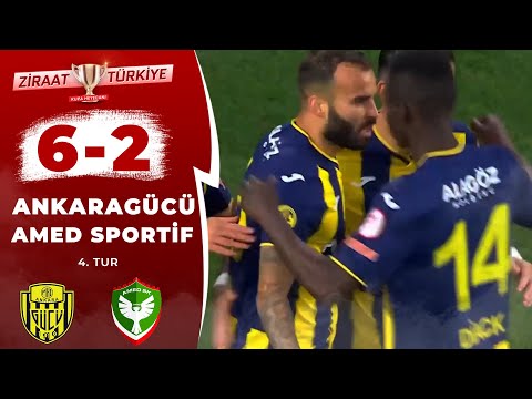 Ankaragücü 6-2 Amed Sportif MAÇ ÖZETİ (Ziraat Türkiye Kupası 4.Tur Maçı) / 08.11.2022