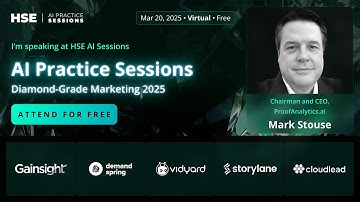 Announcing Mark Stouse on the AI Practice Sessions: Diamond-Grade Marketing 2025 (Mar 20)