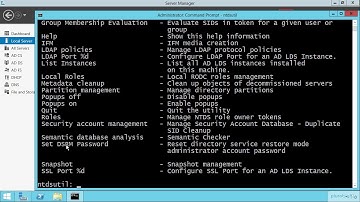 Optimize an Active Directory Database