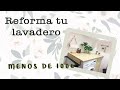 Reforma low cost del lavadero - Menos de 100€ sin obras