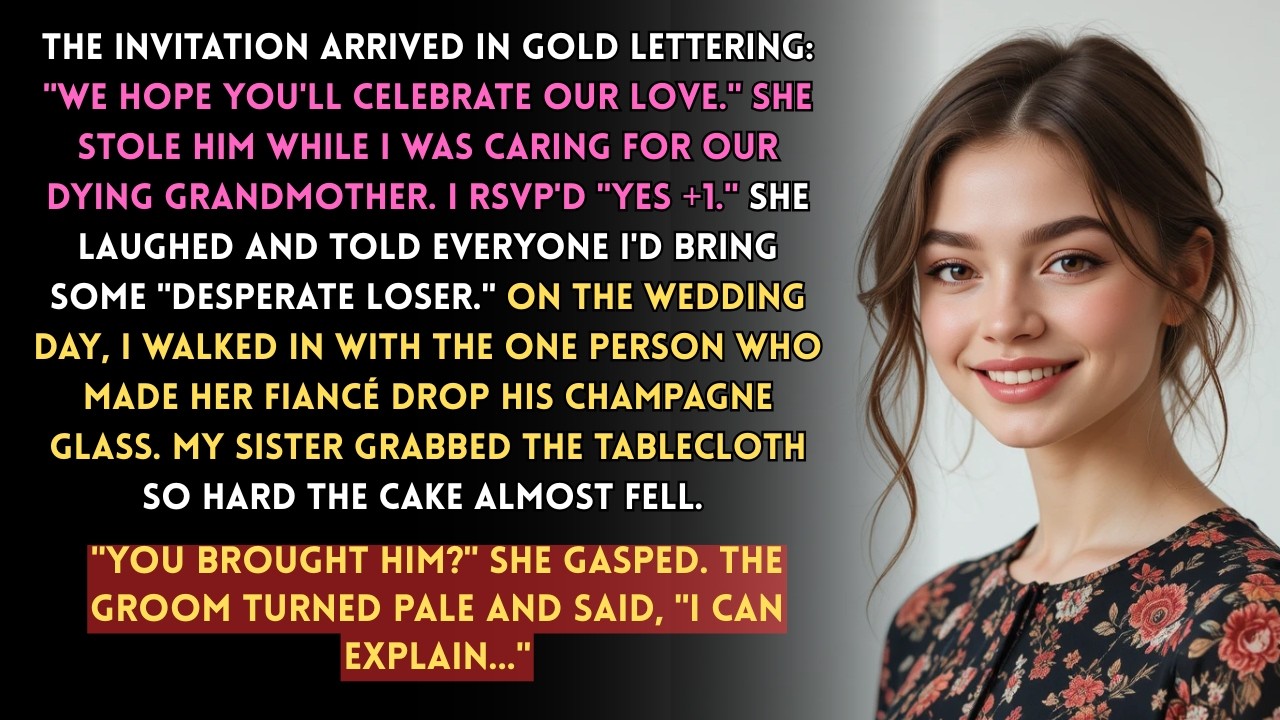 My Sister Stole My Fiancé and Invited Me to the Wedding — She Didn't Expect My Plus One