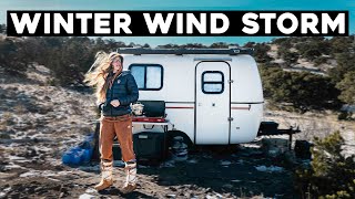 WINTER WIND STORM | Sleeping w/ NO HEAT for 48 HOURS