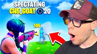Spectating THE BEST Player in Fortnite Chapter 5!