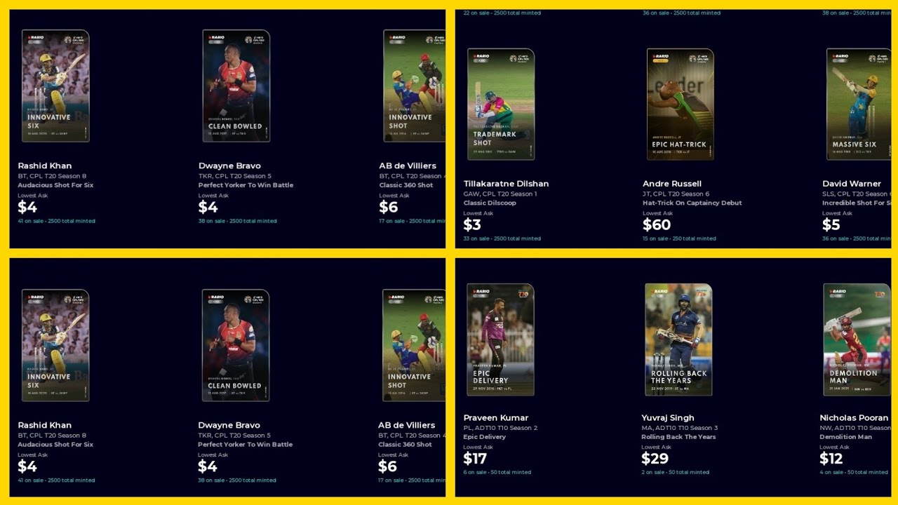 Are you a Cricket Fan? Rario is Selling Cricket NFTs