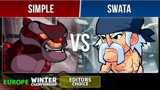 simpLe VS Swata - Editor's Choice - EU - Brawlhalla Winter Championship 2022