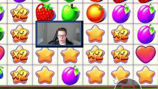 HUGE BASEGAME WIN ON FRUIT PARTY🍎🍉❤️GIVEAWAY ALERT IN DESCRIPTION👇💵 screenshot 3