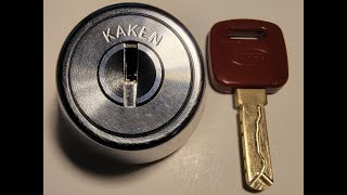 [L205] Kaken KX3 Japanese Format Lock Cylinder - pick and gut