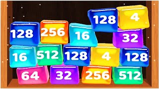 Jelly Cubes 2048 Puzzle Game - Gameplay Walkthrough - Levels 1-6 screenshot 2