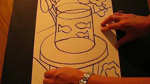1. Painted Matisse Gold Fish  By Lorri