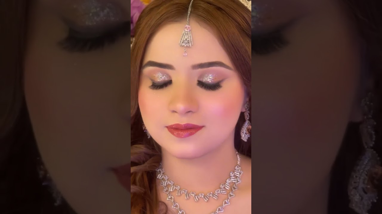 Beautiful Walima bridal makeup by Saba Javed 