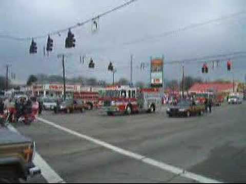 Funeral Procession Firefighters Robin & Brian Cincinnati