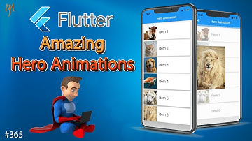 Flutter Tutorial - Amazing Hero Animations | ListView | Hero Widget
