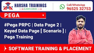 #Pega PRPC | Data Page 2 | Keyed Data Page [ Scenario ] | PegaTraining Call/Whatsapp +91-9652532753