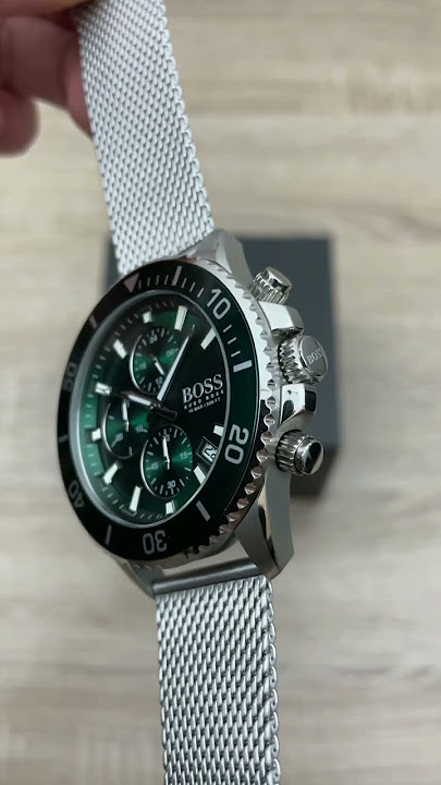 Hugo Boss Review Associate Chronograph watch No. 1513804 - YouTube