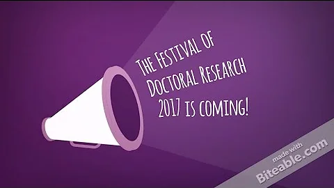Festival of Doctoral Research 2017 | University of Southampton