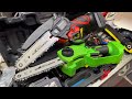 Bargain With A Twist - 8” Brushless Chainsaw - 3.0Ah Battery - Auto Oiler - Tool-Free Tensioner