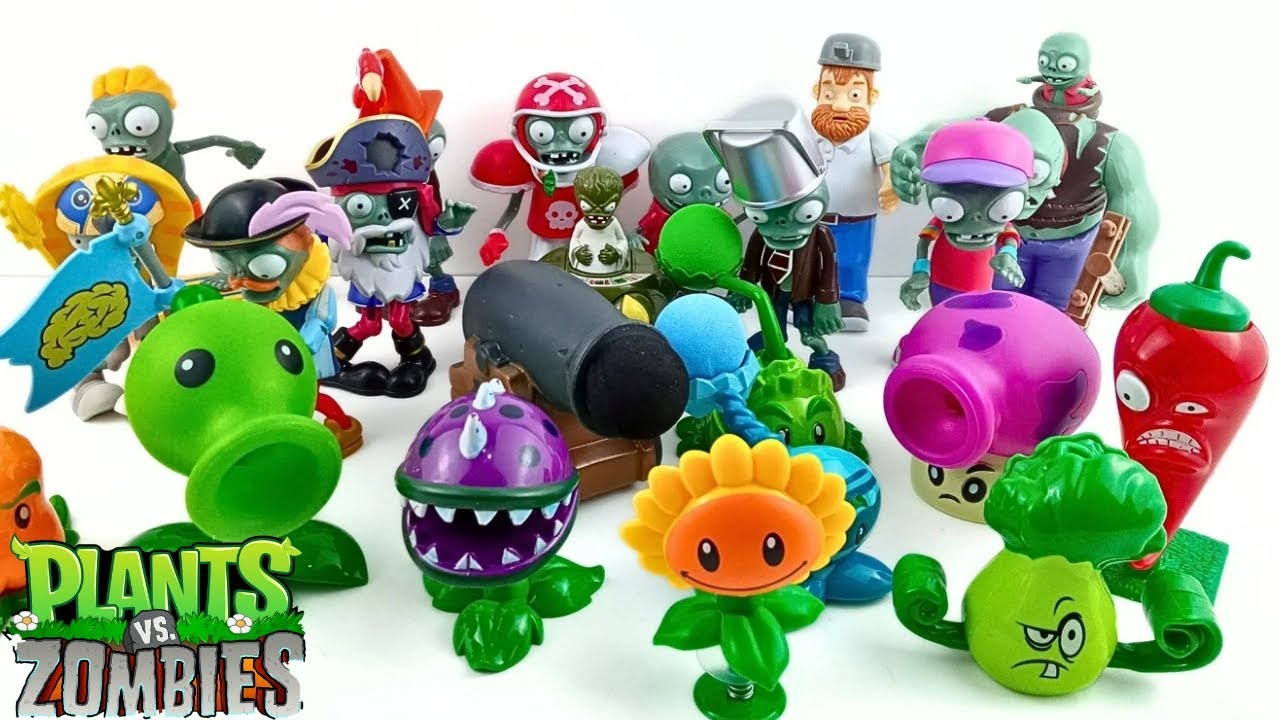 PLANTS VS ZOMBIES TOYS Battle Save 100 Peashooter | ASMR Riview Toys # 3