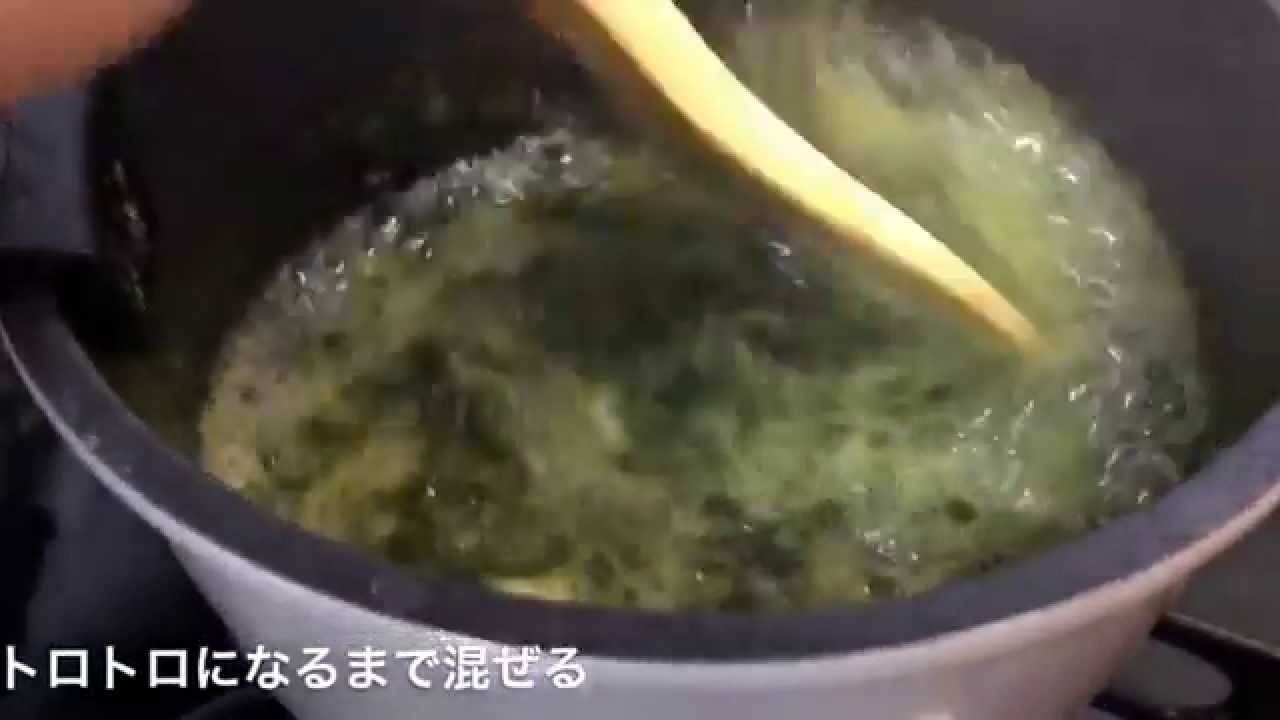 離乳食 リンゴとほうれん草の寒天ゼリー 動画でわかる 和の離乳食レシピ 101 Youtube