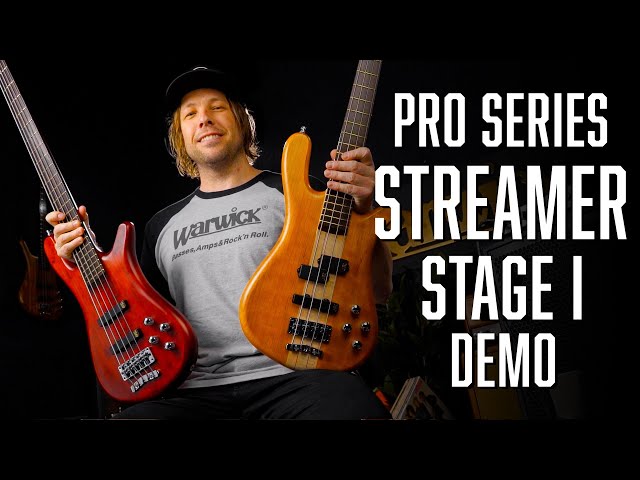 Warwick ProSeries Streamer Stage I 4- & 5-String Demo | w. Kade