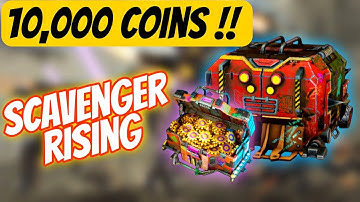 Opening Big Box 10K Coins War Robots Scavenger Rising Event