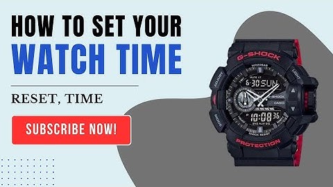 How to RESET | Time Setting Casio Gshock GA-400HR-1ADR @timewatchdc