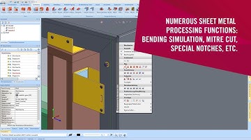 Sheet Metal: from the 3-D model to the finished development | HiCAD Metal Engineering
