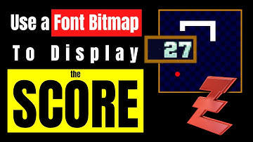 Write text with a font bitmap - Programming a game in PureBasic - The Snake part 08