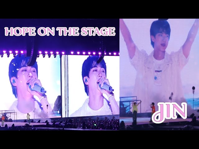 myuu☆BTS   JIN☆3点 Jin at j-hope 'HOPE ON THE STAGE' FINAL 💜 250613 - YouTube