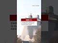 Cooling tower demolished in controlled explosion at German power plant. #Germany #Explosion #BBCNews