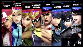 Super Smash Bros Ultimate Amiibo Fights – Request 16777 Team Battle at Skyworld