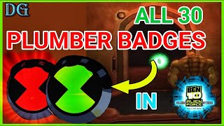 All 30 Hidden Plumber badges location in Ben 10 Alien force: Vilgax attacks screenshot 2