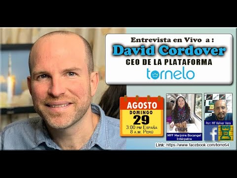 Entrevista en vivo a David Cordover, CEO de la Plataforma Tornelo