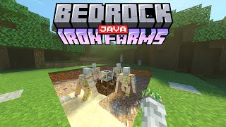 Java iron farms in bedrock! (Minecraft Bedrock Addon)