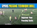 Soccercoachtv  spurs passing technique drill