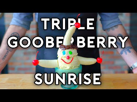 Binging with Babish Triple Gooberberry Sunrise from SpongeBob SquarePants