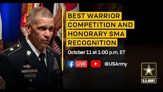 Best Warrior Competition and Honorary SMA Recognition