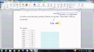 210 and 240 2 5 Modeling Real World Data Using Scatter Plots