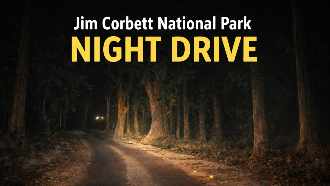 Dark Forest Drive in Jim Corbett . . .