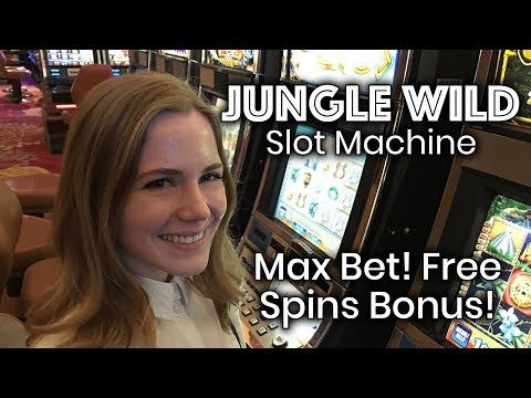 Jungle Wild Slot Machine Bonus!!! Zeus Slot Machine Surprise Line Hit!!!