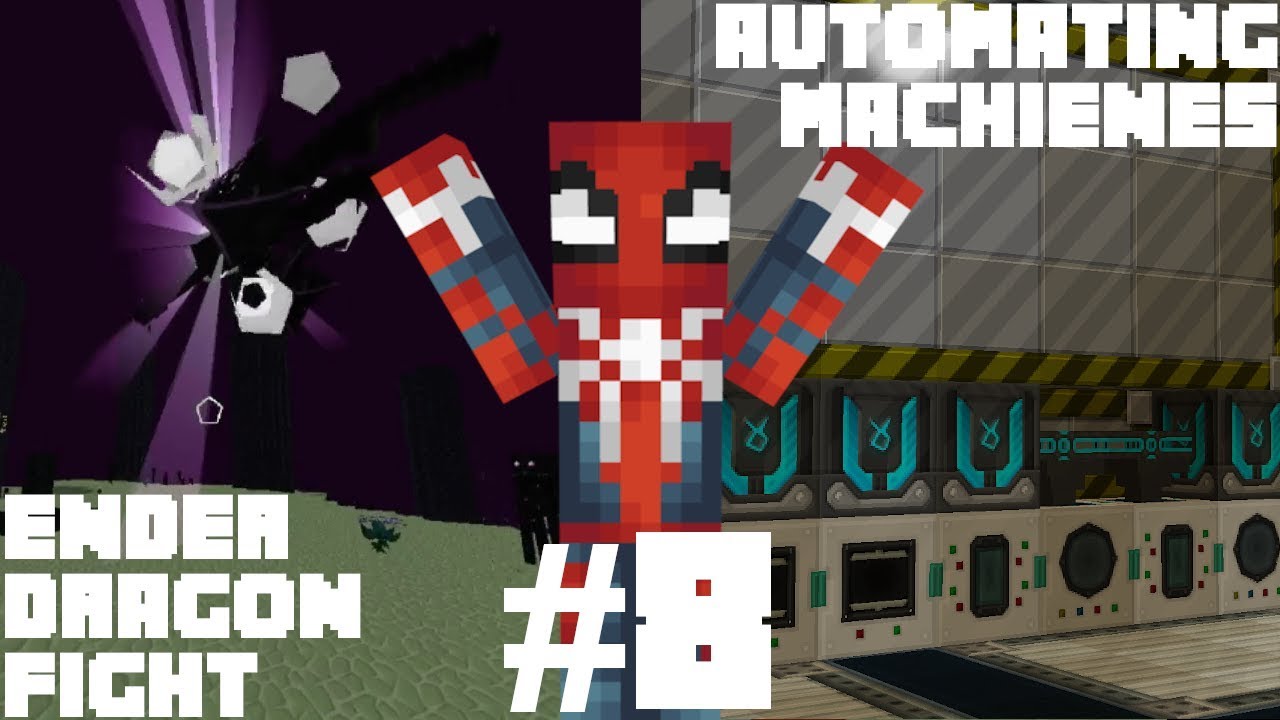 Ender Dragon & Automation - Minecraft Modded #8 - YouTube