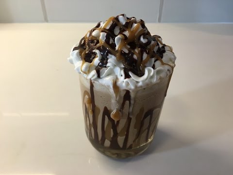 Frozen Chocolate Caramel Latte